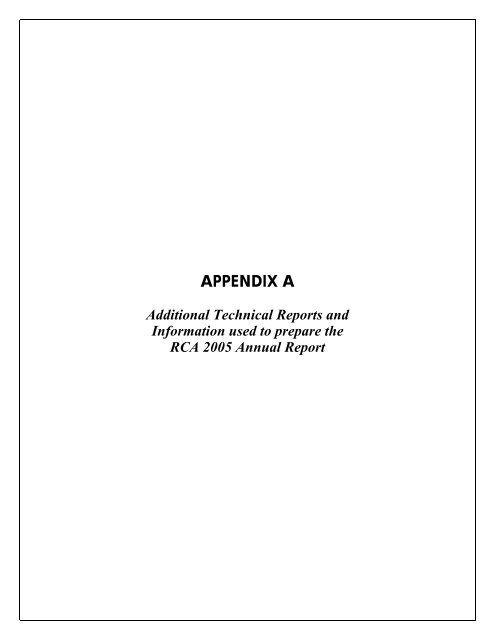 Annual Report 2005 (62.7MB) - Western Riverside County Regional ...