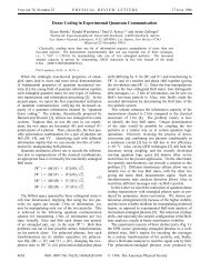 Dense Coding in Experimental Quantum Communication