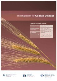 Investigations for Coeliac Disease