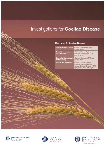 Investigations for Coeliac Disease