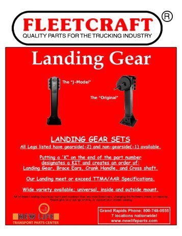 Fleetcraft Landing Gear 8.5x11.p65 - New Life