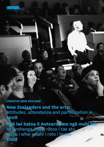 New Zealanders and the Arts - Creative New Zealand