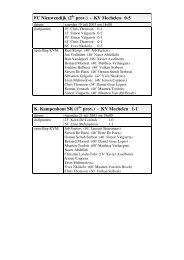 FC Nieuwendijk (2de prov.) - KV Mechelen 0-5 K ... - Stamnummer 25