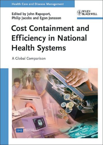 Cost Containment and Efficiency in National Health Systems : a ...