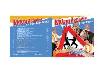 Download CD-Booklet - Akkordeonduo Meier-Gwerder