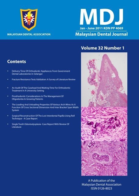 PDF(6.5mb) - Malaysian Dental Association