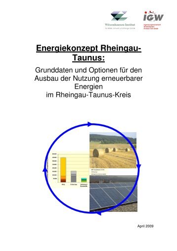 Energiekonzept Rheingau- Taunus - Kompetenzzentrum ...