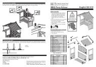 Assembly Instructions for Rowlinson Party Arbour - Taylors Garden ...