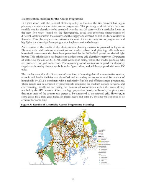 Volume I: Investment Prospectus Rwanda Electricity Sector Access ...