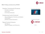 Miki Pulley products - DKSH