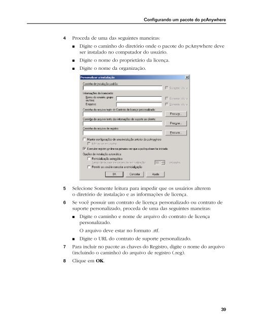 Guia do Administrador do Symantec pcAnywhereâ¢ - Efetuar login