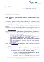 Lettera Away on Businessx - Federazione Italiana Dama