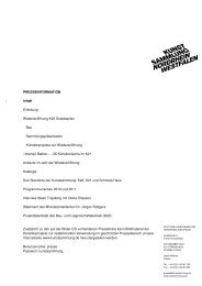 Download der Pressemappe - Kunstsammlung NRW