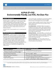 ALPHA EF-4102 Environmentally Friendly, Low-VOC, No ... - Lenz