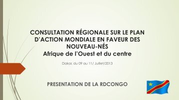 CONSULTATION RÃGIONALE SUR LE PLAN D'ACTION ...