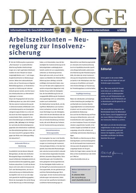 Neu- Regelung Zur Insolvenz - PP Business Protection GmbH