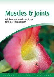 Muscles & Joints booklet (337kb) - A.Vogel