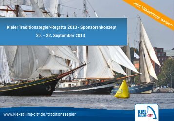 Sponsorenkonzept Kieler Traditionssegler-Regatta ... - Kiel-Marketing