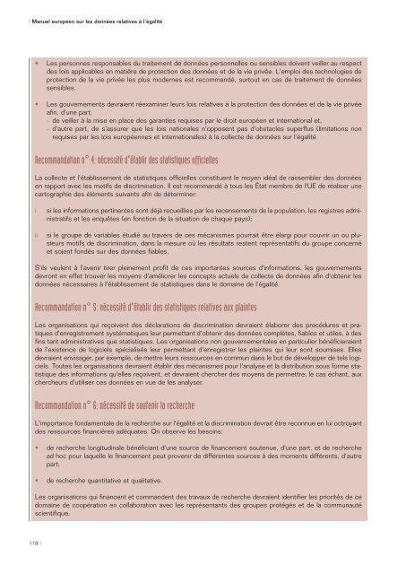 Manuel europÃ©en sur les donnÃ©es relatives Ã  l'Ã©galitÃ© - ABBL