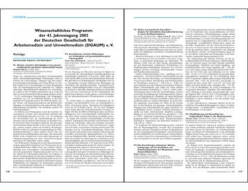 Wissenschaftliches Programm der 43. Jahrestagung 2003 der ...