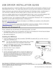 USB DRIVER INSTALLATION GUIDE - Gomaro