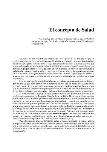 El concepto de Salud