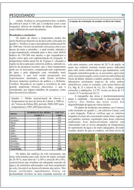 Revista Coffea - Número 12 - Fundação Procafé