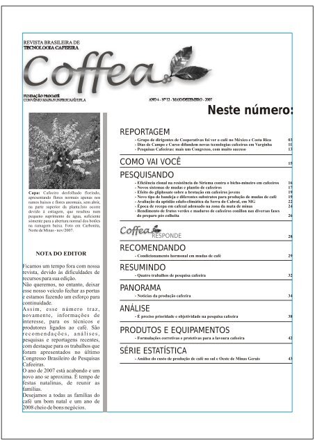 Revista Coffea - Número 12 - Fundação Procafé