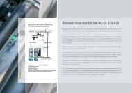 Renewal solutions for WIFAG OF 370/470
