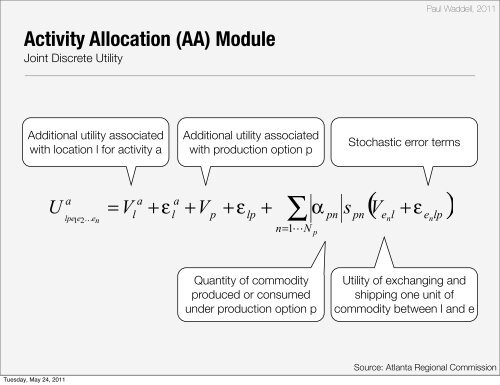 Spatial Input-Output Models: PECAS - WebHome - UrbanSim