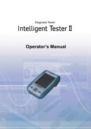 Download Intelligent Tester II Operator's Manual - Efichip.com