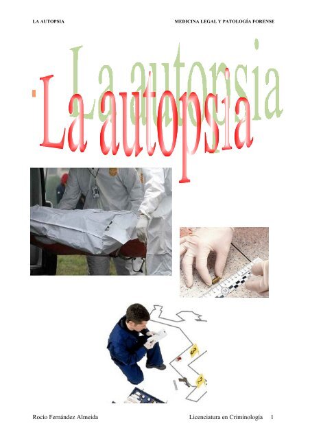 LA AUTOPSIA - Dspace at Universia