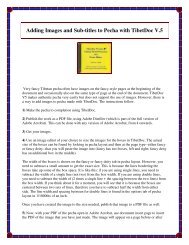 Adding Images and Sub-titles to Pecha with TibetDoc V.5 - Tibetan ...