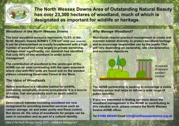 A summary of information relating to the management of woodlands ...