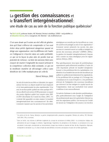 transfert intergénérationnel - Télescope