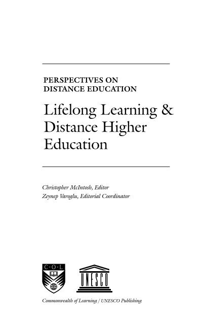 lifelong learning and distance higher education - Asia Pacific Region