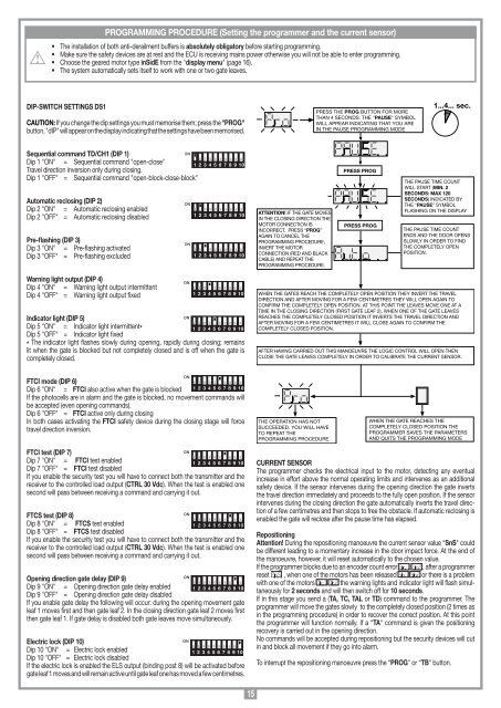 24VDC MOTORS 205/BLi924 - Cardin Elettronica