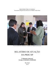 RelatÃƒÂ³rio de Atividades da PRDC - 01/04/2010 - Portal PR/SP