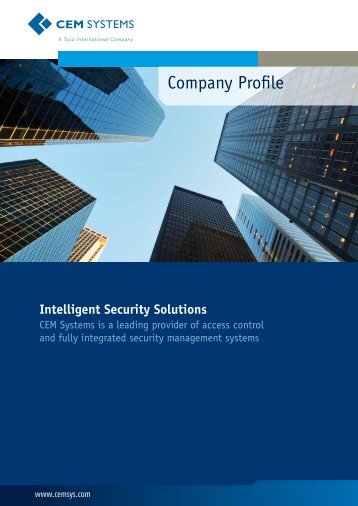 Company Profile - CEM Systems