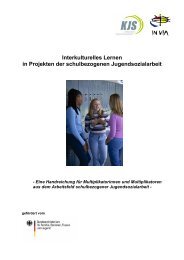 Interkulturelles Lernen in Projekten der schulbezogenen ...