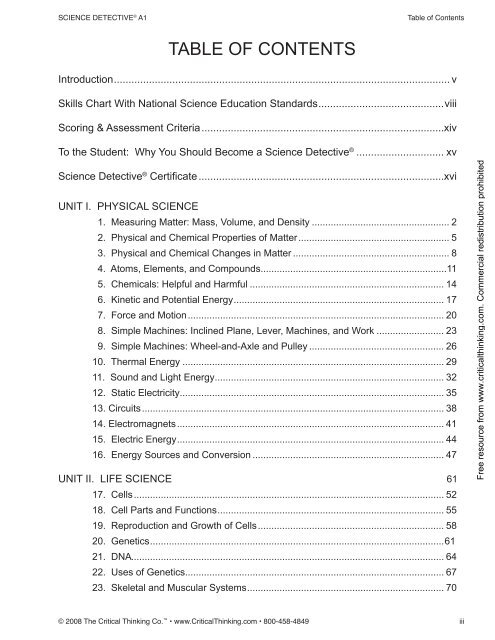 Critical Thinking Skills Chart Pdf