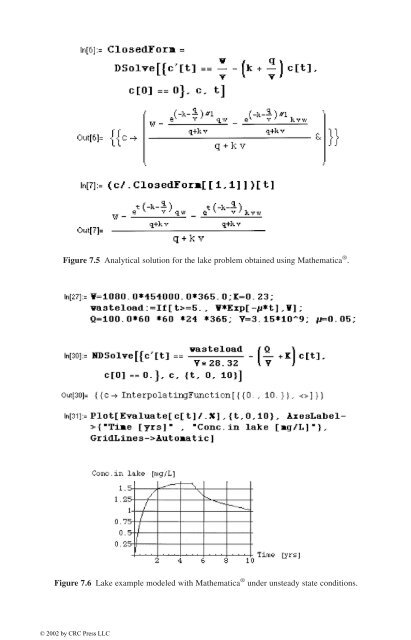 Modeling Tools for Environmental Engineers and Scientists