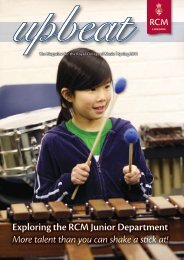 Upbeat Spring 2011 - Royal College of Music