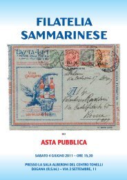 ASTA PUBBLICA - Filatelia Sammarinese