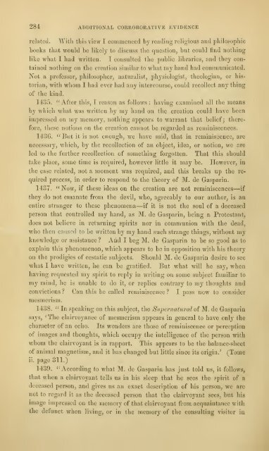 Experimental investigation of the spirit manifestations, [electronic ...