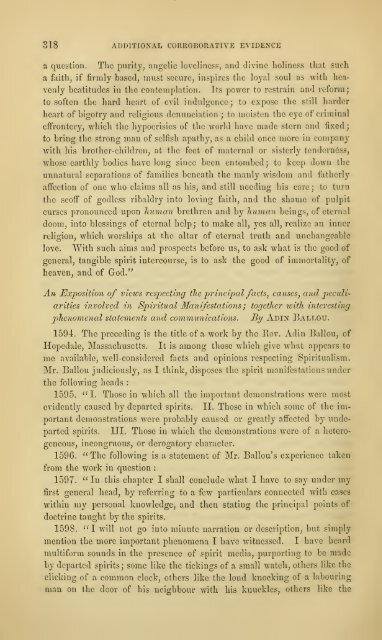 Experimental investigation of the spirit manifestations, [electronic ...