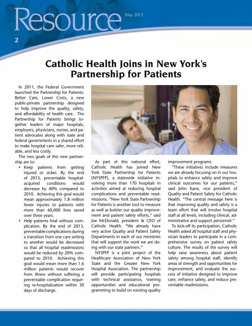 to download a PDF of the - Catholic Health System