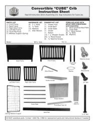 baby's dream serenity crib assembly instructions