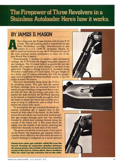 American Handgunner July/August 1979