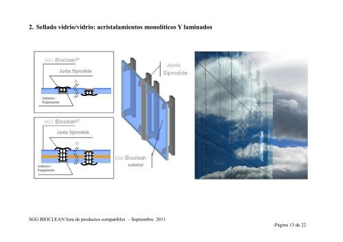 1. Ventanas convencionales enmarcadas a 4 lados ... - SGG Bioclean